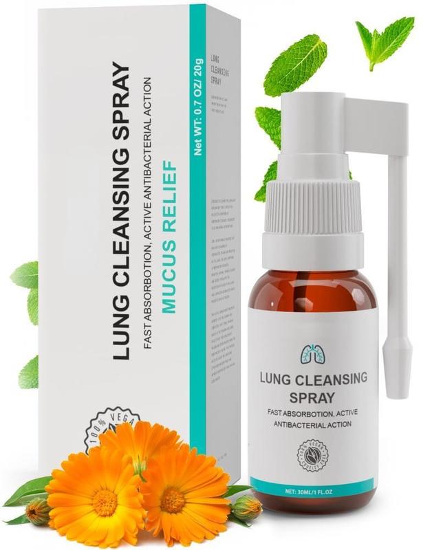 1 Oz Lung Cleansing Spray Respiratory Support Mucus Relief And Lung Cleanse