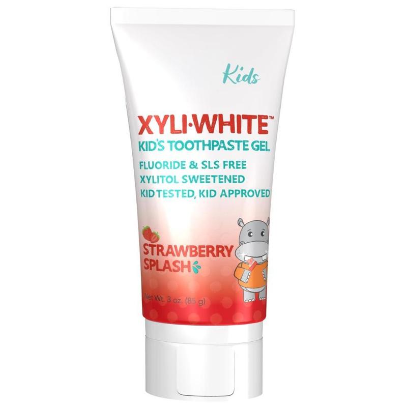 3OZ Foods Solutions Childrens Toothpaste Gel Strawberry Splash Flavor Kid Approved 