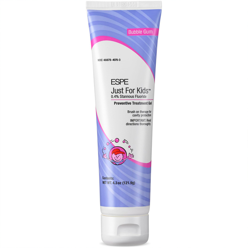 Kids 0.4% Stannous Fluoride Brush On Gel Extra Cavity Protection ADA Approved