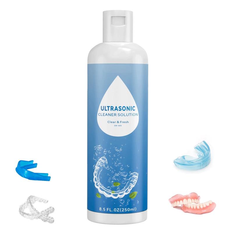 250ML Ultrasonic Retainer Cleaner Solution Jewelry Cleaner Solution 8.5 oz
