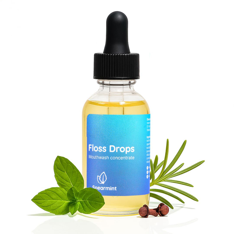 Concentrated Floss Drop Serum 2oz Concentrated Mouth Wash for Water Flosser 