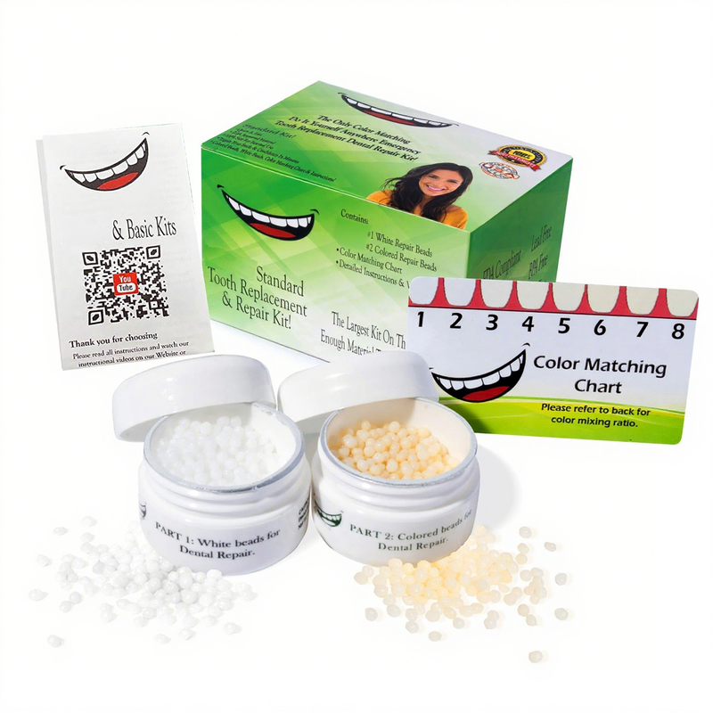 Daily Use Standard Dental Repair Kit For Fix Gaps Broken Tooth Fast And Easy 