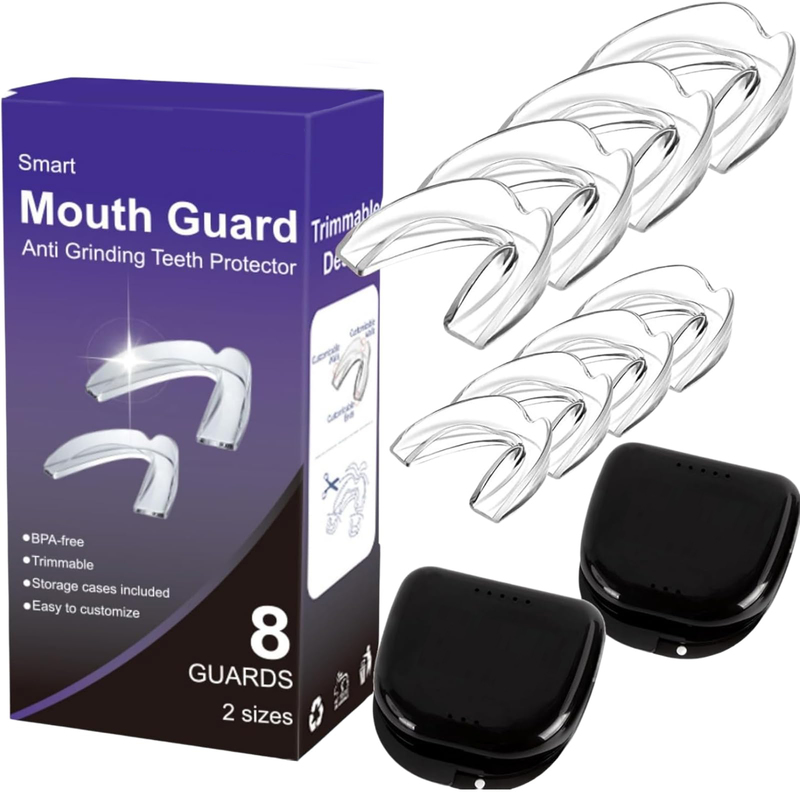 Perfect Fit Teeth Guards To Prevent Grinding 8 Pack Mouth Guard For Grinding Teeth