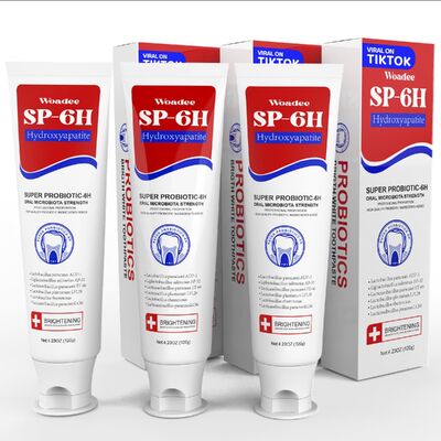 3PCS SP-6 Hydroxyapatite Whitening Toothpaste for Enamel Protection and Refreshing Mint Flavor