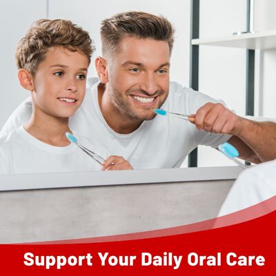 Whitening Chewable Toothpaste Tablet Eco Friendly Packaging Biodegradable Ingredients Supports Sustainability