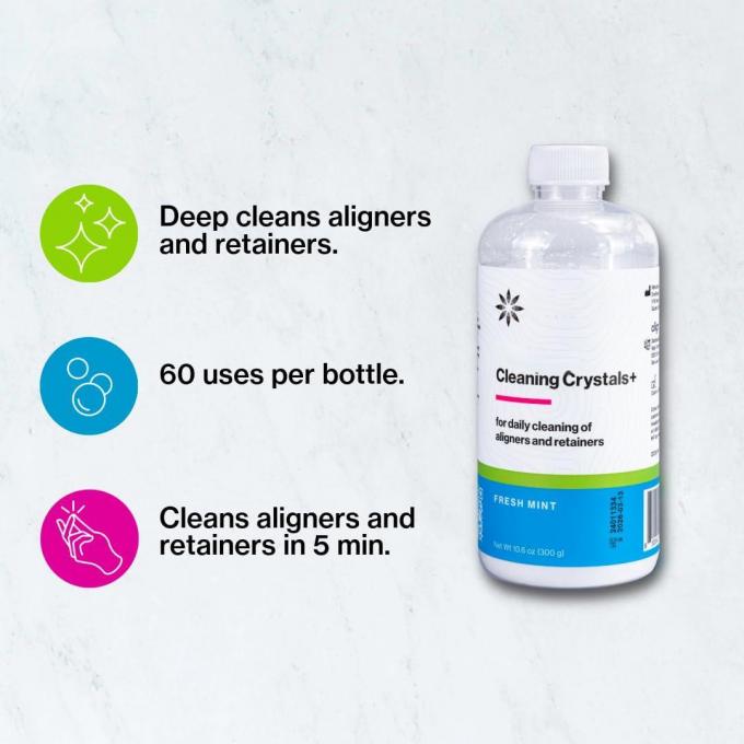 OEM Aligner And Retainer Cleaner Invisalign Cleaning Crystals Mint Flavor