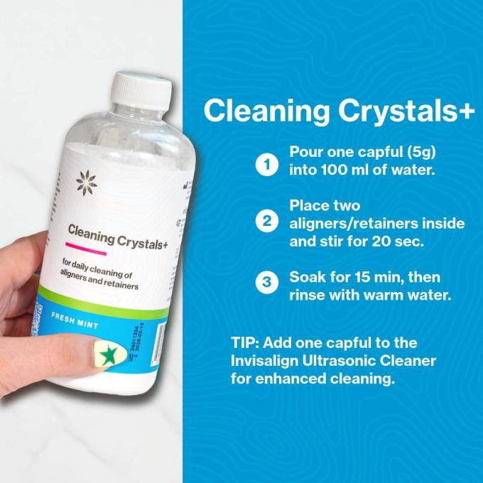 OEM Aligner And Retainer Cleaner Invisalign Cleaning Crystals Mint Flavor